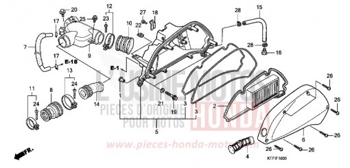 FILTRE A AIR SH150A de 2010
